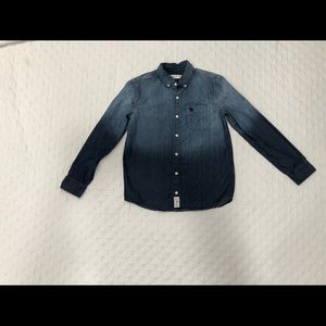 Abercrombie kids Denim button down